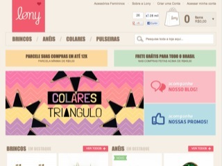 Thumbnail do site Lony - Acessórios Femininos