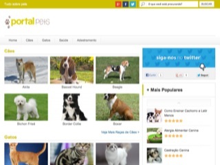 Thumbnail do site Portal Pets