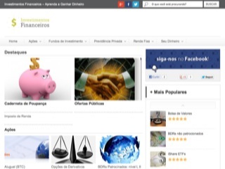 Thumbnail do site Investimentos Financeiros 