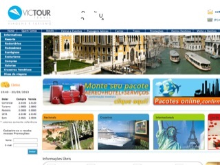 Thumbnail do site Victour Travel