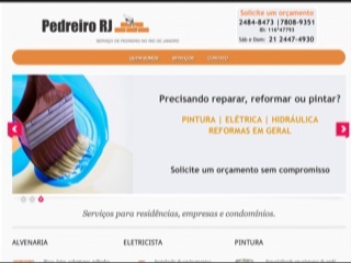 Thumbnail do site Pedreiro RJ - Construo e Reformas em Geral