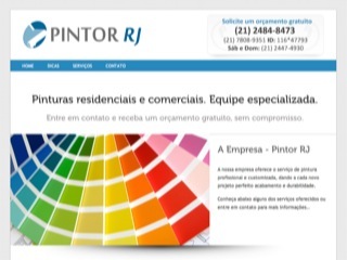 Thumbnail do site Pintor RJ - Servio de Pintura