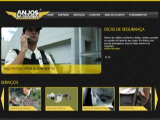 Thumbnail do site Anjos da Guarda - Vigilncia Patrimonial, Segurana