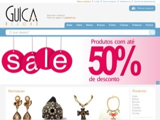 Thumbnail do site Guica Bijoux - Loja de Bijuterias Online