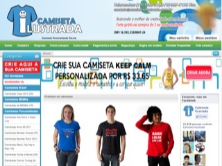 Thumbnail do site Camiseta Ilustrada - Camisetas Personalizadas