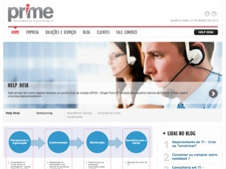 Thumbnail do site Prime Digital - Informtica e Eletrnica - Bragan