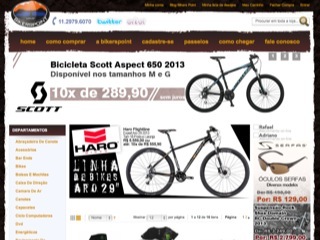 Thumbnail do site Bikers Point