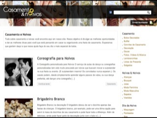 Thumbnail do site Casamento & Noivas