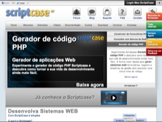 Thumbnail do site ScriptCase - Ferramenta de Desenvolvimento Web