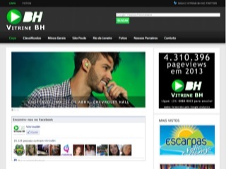 Thumbnail do site Vitrine BH - Festa, Show, Balada em BH 