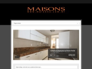 Thumbnail do site Maisons Imóveis