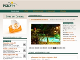 Thumbnail do site Pousadas em Paraty RJ