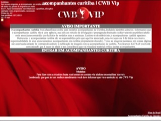 Thumbnail do site CWB Vip - Acompanhantes