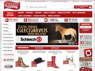 Thumbnail do site RodeoWest - Moda Country e Selaria profissional