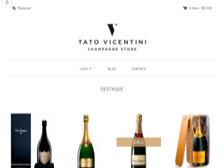 Thumbnail do site Tato Vicentini - Champagne Store