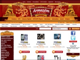 Thumbnail do site Armazem China