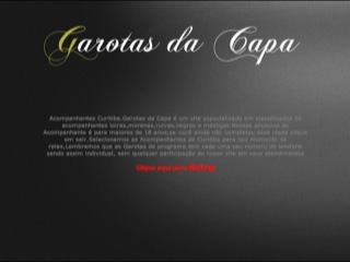 Thumbnail do site Garotas da Capa - Acompanhantes