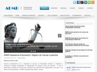 Thumbnail do site ADMR - Assessoria Empresarial Marcas e Patentes