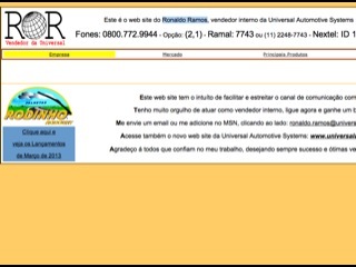Thumbnail do site Ronaldo Ramos - industria de autopeas