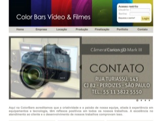 Thumbnail do site ColorBars - Equipamentos de udio e vdeo