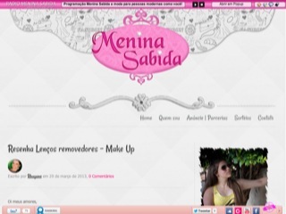 Thumbnail do site Menina Sabida - Blog de moda e beleza