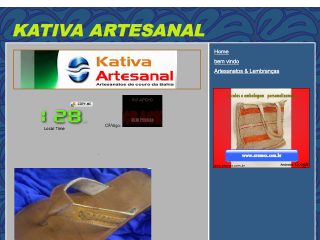 Thumbnail do site Kativa Artesanal - Artesanatos de couro da Bahia