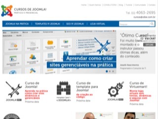 Thumbnail do site Curso de Joomla