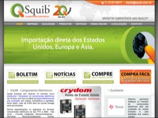 Thumbnail do site Squib Componentes Eletrnicos