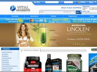 Thumbnail do site Vital Suplementos