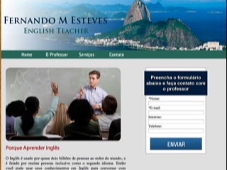 Thumbnail do site Fernando Esteves - English Teacher