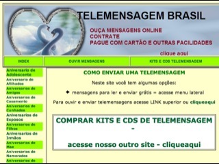 Thumbnail do site Brasil Telemensagens 