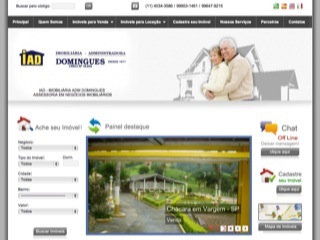 Thumbnail do site IAD - Imobiliria Adm Domingues