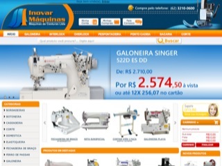 Thumbnail do site Inovar Mquinas - Mquinas De Costura Ltda
