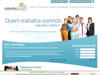 Thumbnail do site Odontolive - Assistncia Odontolgica Empresarial e Familiar