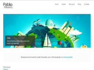 Thumbnail do site Pablo Ribeiro - Criao e otimizao de sites