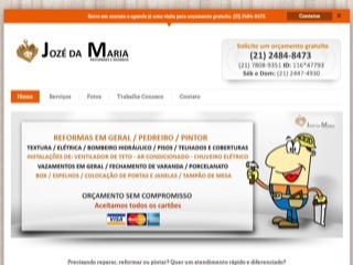 Thumbnail do site Jozé da Maria - Reformas e reparos