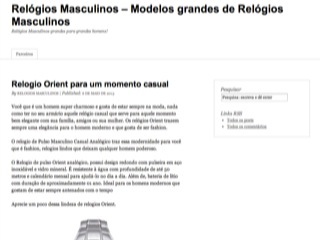 Thumbnail do site Relgios Masculinos