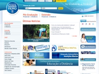 Thumbnail do site Universidade Gama Filho