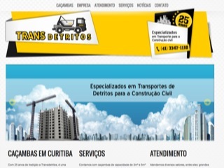 Thumbnail do site Transdetritos - Caambas