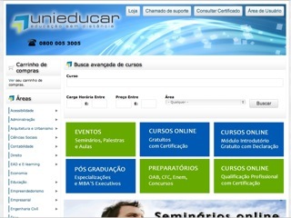 Thumbnail do site Unieducar Educao Sem Distncia