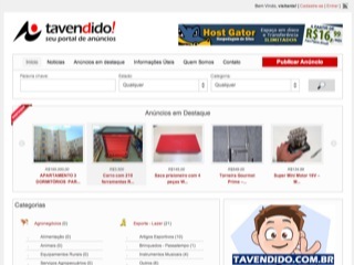 Thumbnail do site TaVendido