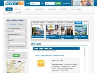 Thumbnail do site Buscavan - Transporte Escolar Universitário