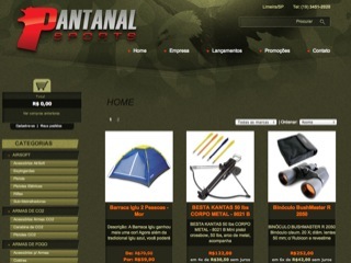 Thumbnail do site Pantanal Sports