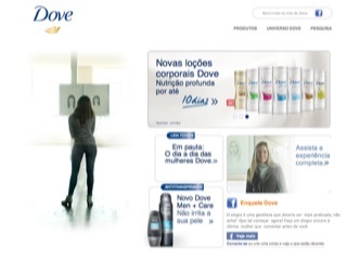 Thumbnail do site Dove - Sabonetes