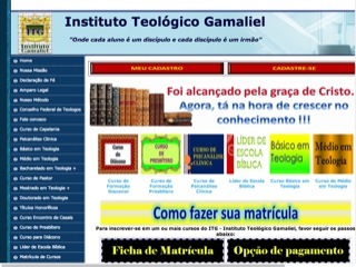 Thumbnail do site Instituto Teolgico Gamaliel