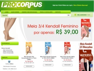 Thumbnail do site Distribuidora Procorpus