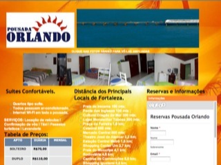 Thumbnail do site Pousada Orlando