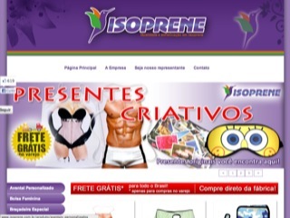 Thumbnail do site Isoprene Aventais Personalizados