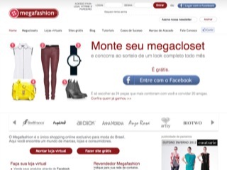 Thumbnail do site Megafashion - Monte sua loja virtual