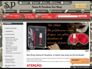 Thumbnail do site Sex Shop Santa & Pecadora